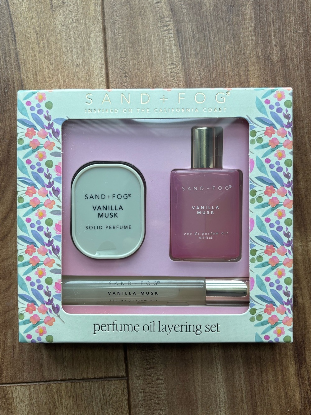 SAND+FOG Vanilla Musk Perfume Oil Layering Set